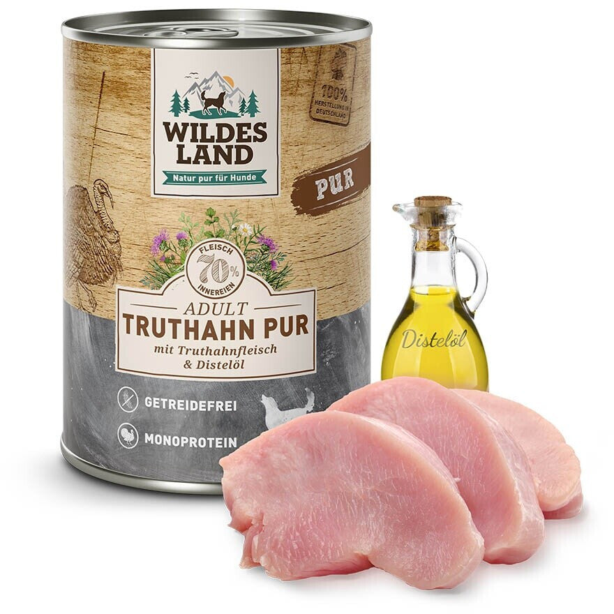 Wildes Land Turkey Pure with Thistle Oil