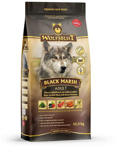 Wolfsblut Black Marsh Adult - Water Buffalo with Sweet Potato