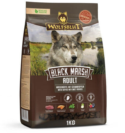 Wolfsblut Black Marsh Adult - Water Buffalo with Sweet Potato