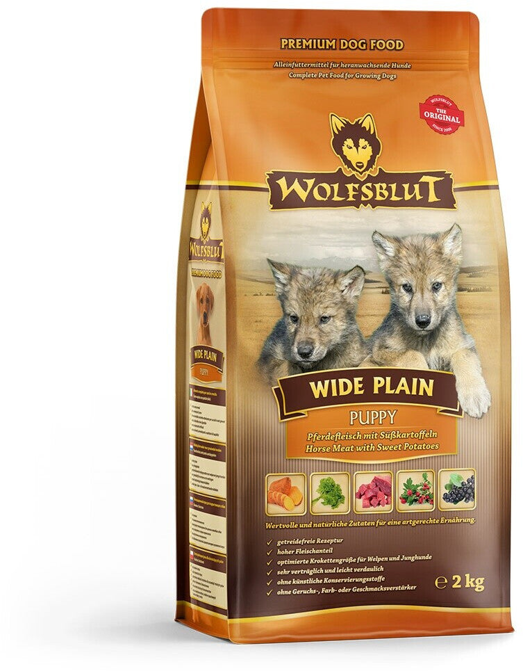 Wolfsblut Wide Plain Puppy - Horse with Sweet Potato
