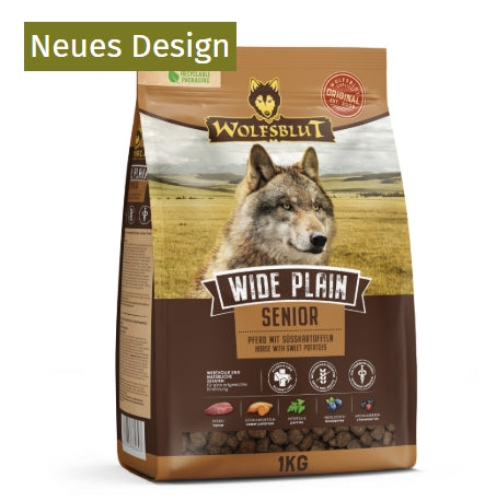 Wolfsblut Wide Plain Senior - Pferd mit Süßkartoffel