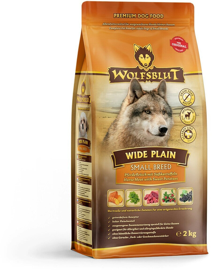 Wolfsblut Wide Plain Small Breed - Pferd mit Süßkartoffel