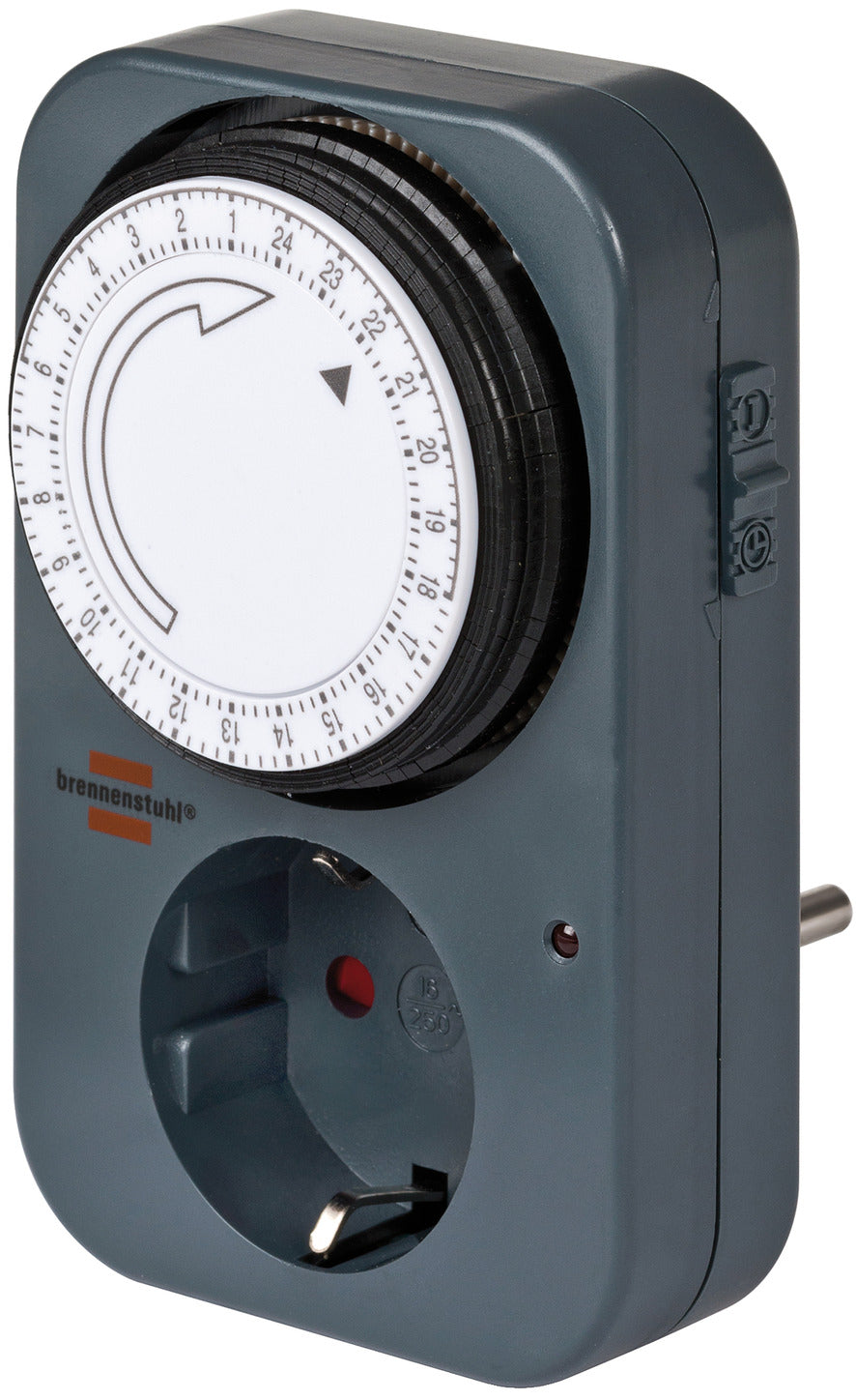 Brennenstuhl Zeitschaltuhr MZ 20, mechanische Timer-Steckdose