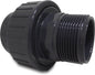Bevo Verschraubung PVC-U 50 mm x 1 1/2" Klebemuffe x Außengewinde 10bar Grau P1