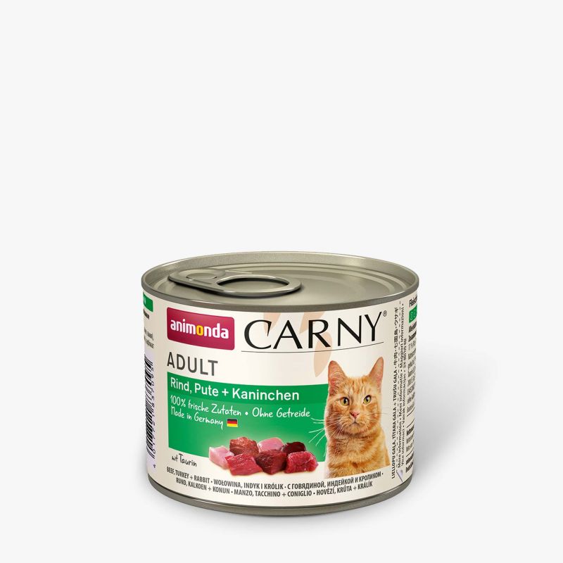 animonda Carny Adult Rind,Pute+Kaninchen