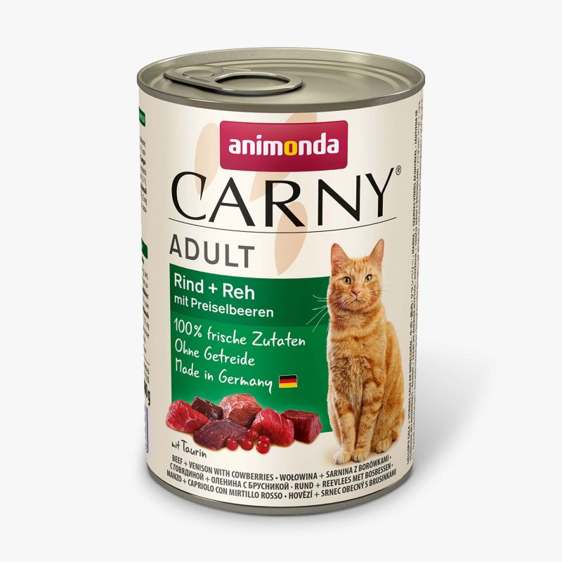 animonda Carny Adult Rind,Reh+Preiselbeeren