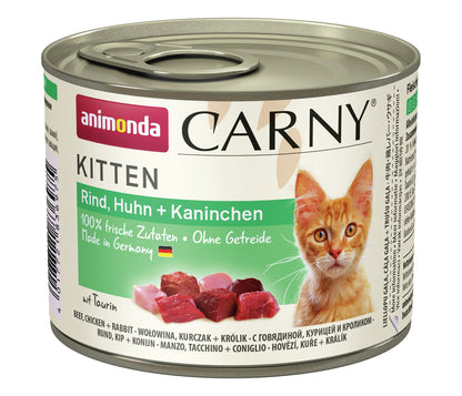 animonda Carny Kitten Beef, Chicken+Rabbit