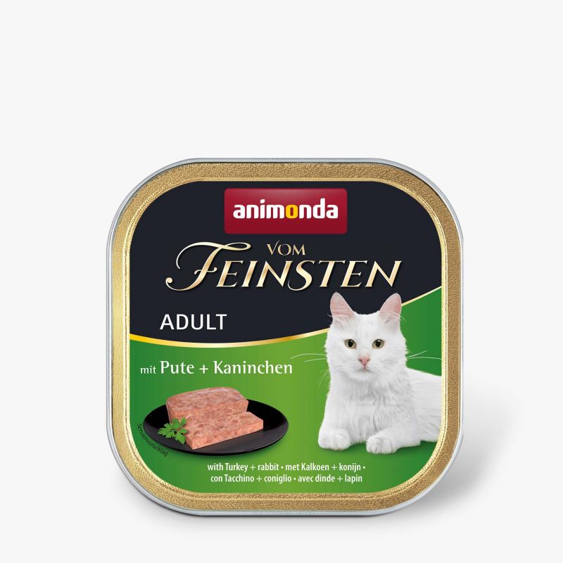 animonda Vom Feinsten Katze Adult Pute+Kaninchen