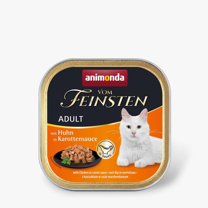 animonda Vom Feinsten Katze Adult mit Huhn in Karottensauce