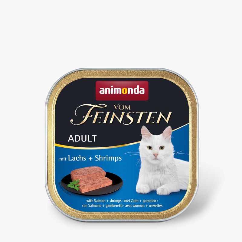 animonda Vom Feinsten Katze Adult mit Lachs+Shrimps