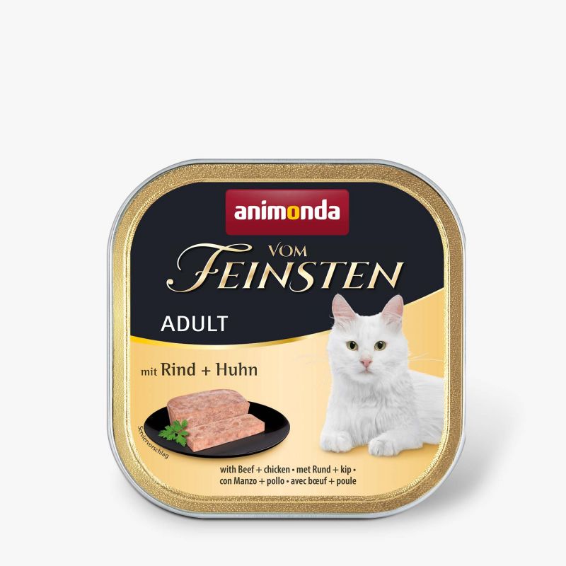 animonda Vom Feinsten Katze Adult mit Rind+Huhn