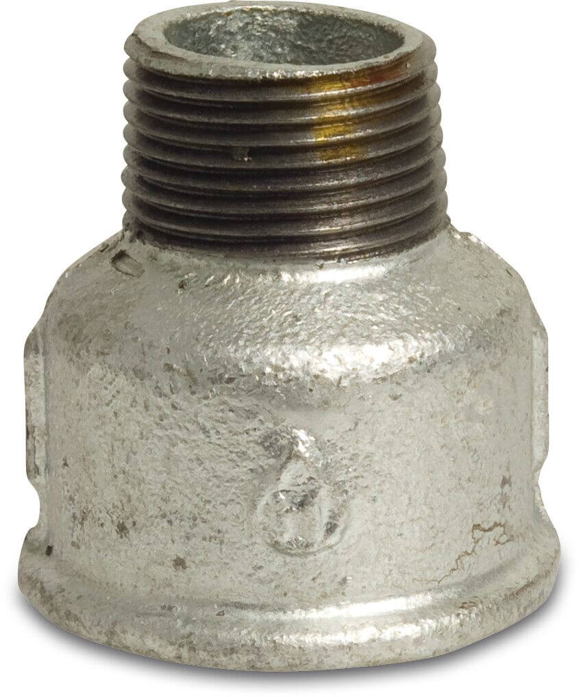 Bevo No. 246 Reducing Bush Galvanized Cast Iron Female Thread x Male Thread