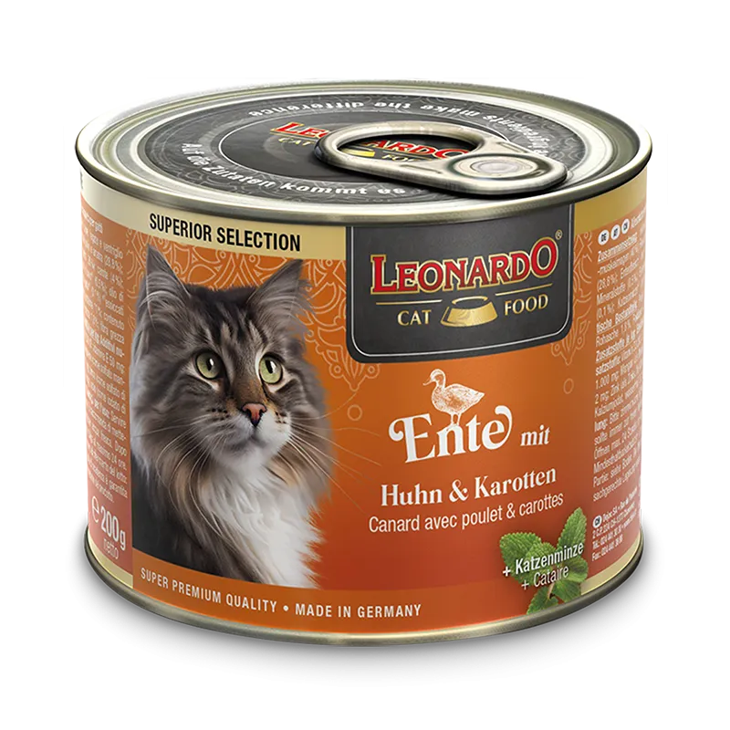 LEONARDO Superior Selection Ente mit Huhn & Karotten