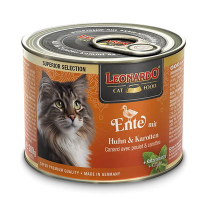 LEONARDO Superior Selection Ente mit Huhn & Karotten