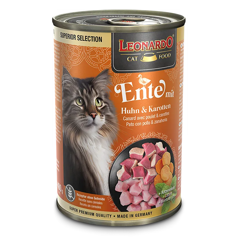 LEONARDO Superior Selection Ente mit Huhn & Karotten