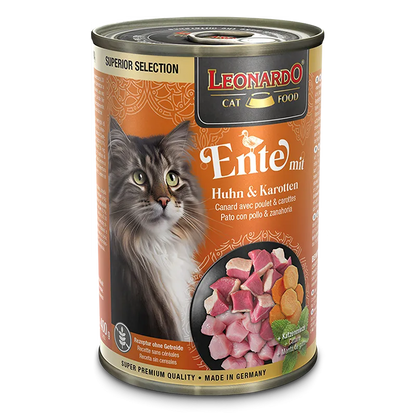 LEONARDO Superior Selection Ente mit Huhn & Karotten