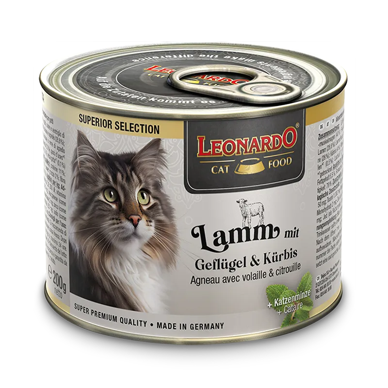 LEONARDO Superior Selection Lamm mit Geflügel & Kürbis