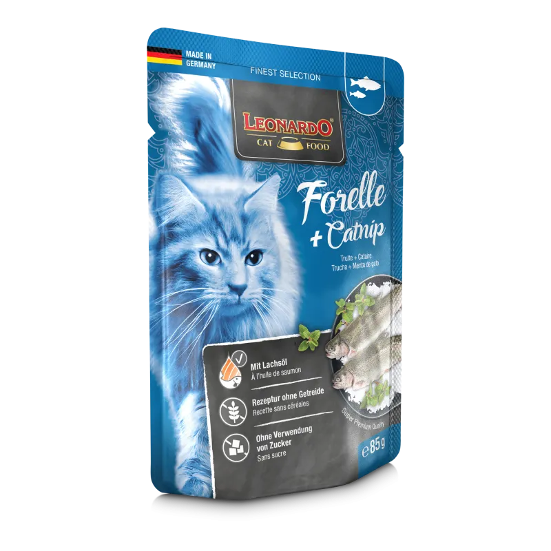 LEONARDO Finest Selection Forelle + Catnip