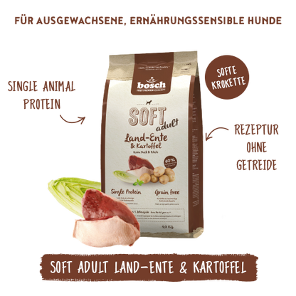 Bosch Dog Soft Ente+Kartoffel 2,5 kg