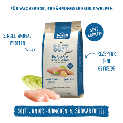 Bosch Dog Soft Junior Huhn+Süßkartoffel 1 kg