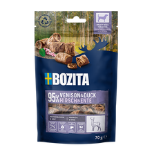 Bozita Meaty Bites Hirsch und Ente 70g  MHD 01.27