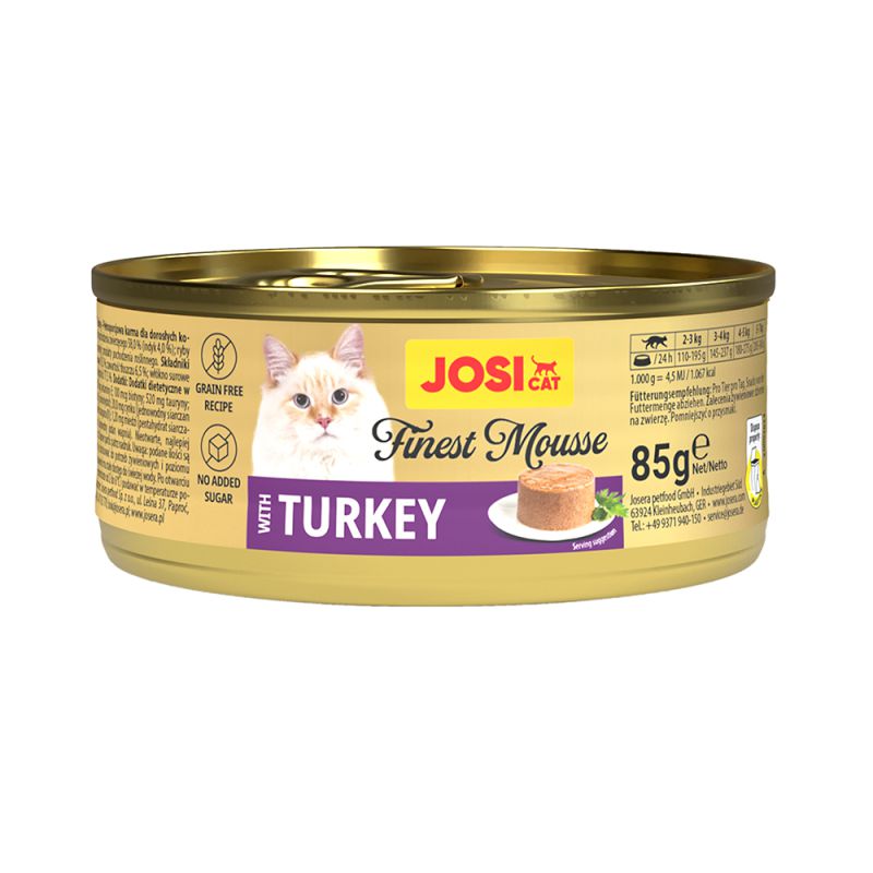 JosiCat Finest Mousse with Turkey