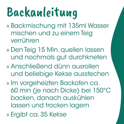cdVet Fit-Hap Leckerli Backmischung für Hunde, getreidefrei
