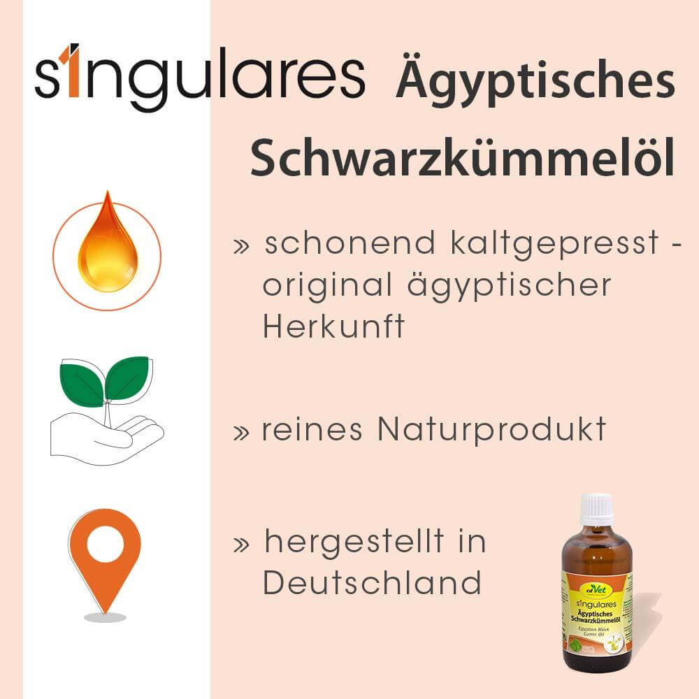 cdVet Singulares Ägyptisches Schwarzkümmelöl 100 ml