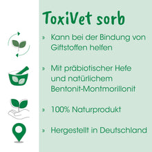 cdVet ToxiVet sorb Complementary Feed Powder for Dogs and Cats