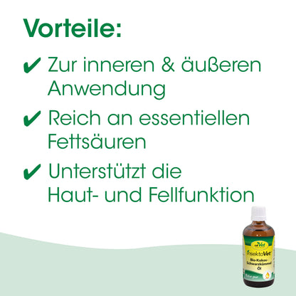 cdVet insektoVet Bio-Kokos-Schwarzkümmel-Öl 100 ml