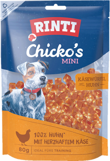 Rinti Chicko's Mini Käsewürfel mit Huhn - Beutel