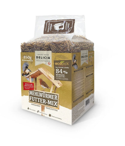 Delicia Mehlwürmer Futter-Mix Frische-Pack