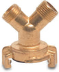 Bevo Y-Stück Schnellkupplung Messing 3/4" Außengewinde x Außengewinde x Schnellkupplung KA 40 12bar