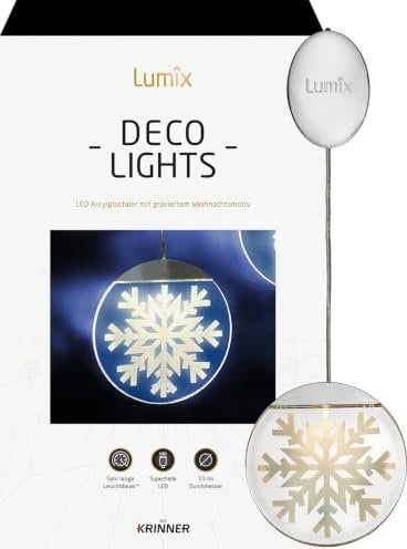 Krinner Lumix Deco Lights Anhänger Fenster-Tannenbaum