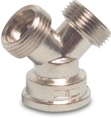 Bevo Y-Stück Messing 3/4" Außengewinde x Außengewinde x Innengewinde P1