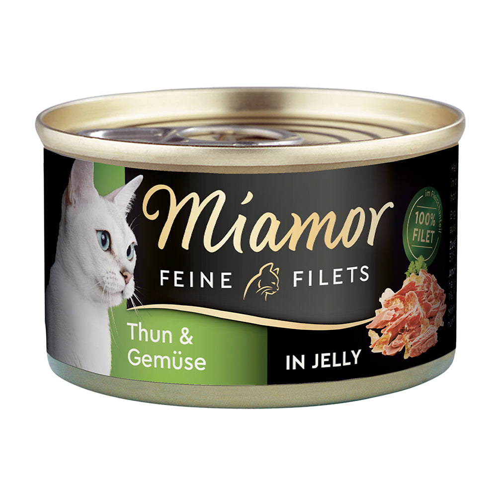 Miamor Fine Fillets Tuna + Vegetables in Jelly 100g