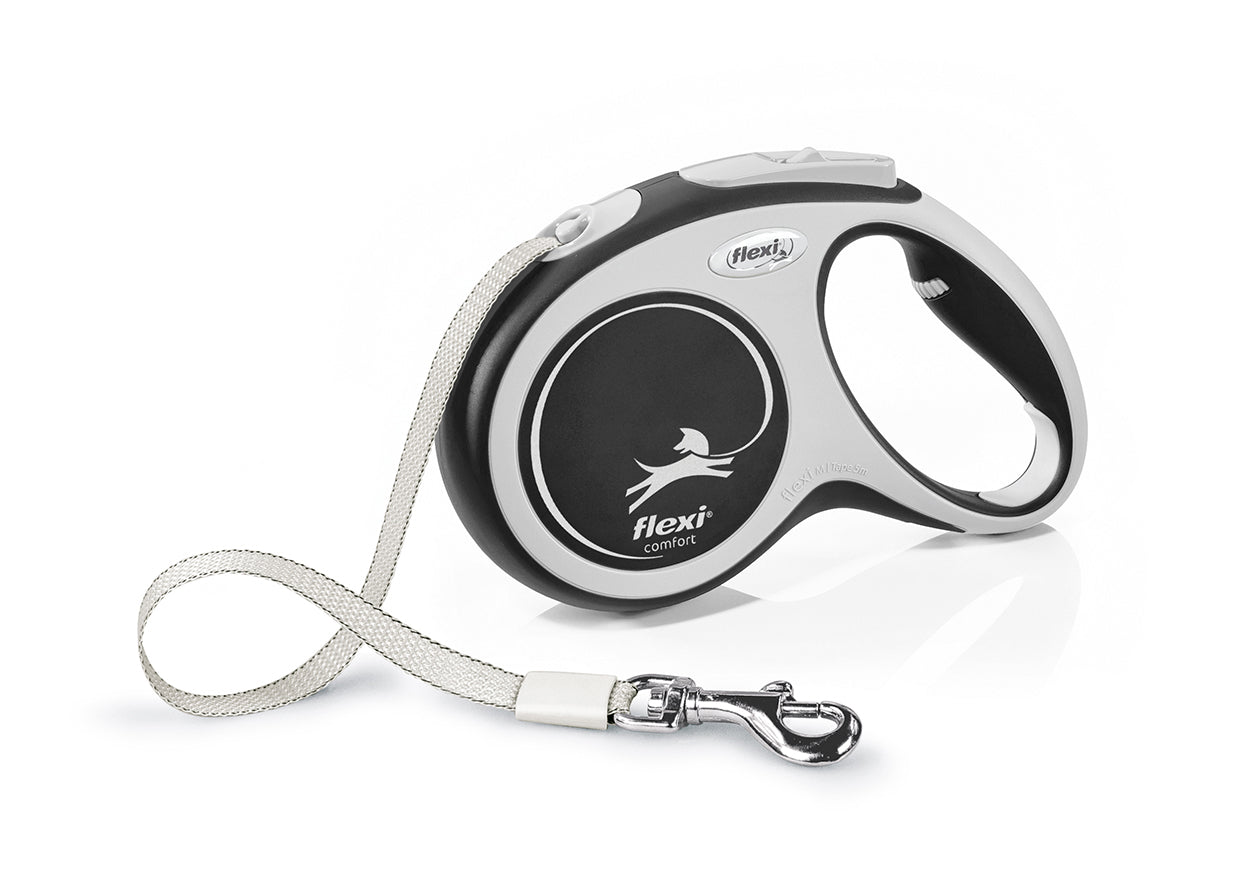 Flexi NEW Comfort M - 5 Meter Gurtleine - Für Hunde bis 25 kg