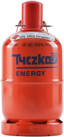 Gasflasche Rot/Blau (Tauschflasche)