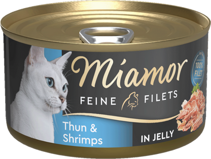 Miamor Light Tuna & Shrimps in Jelly