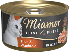 Miamor light tuna + quail egg in jelly