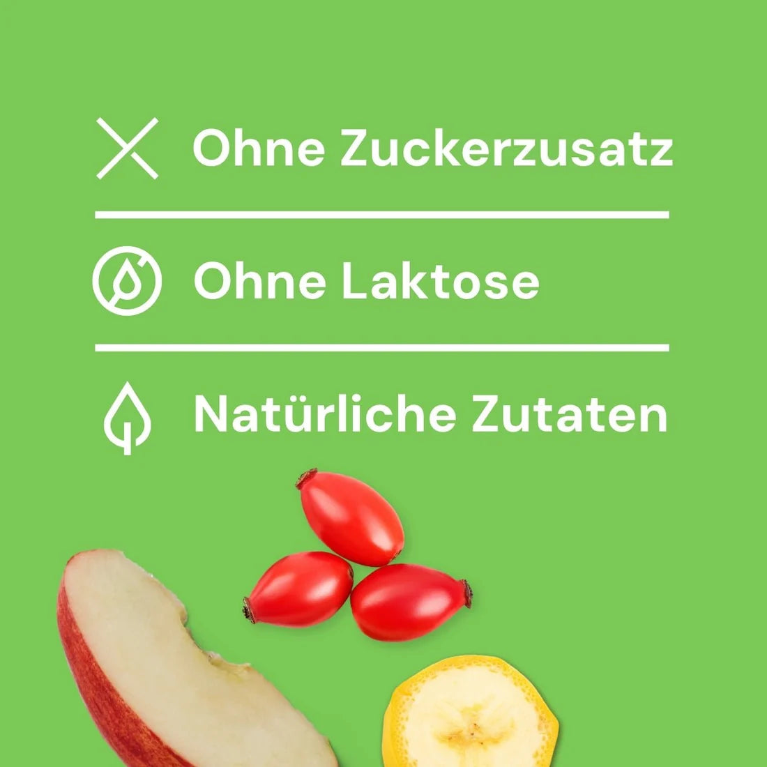 Nutriment HundeEeis Apfel, Banane & Hagebutte TK 90g