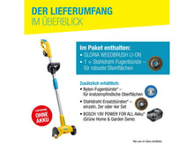Gloria WeedBrush li-on Akku-Unkrautfugenbürste