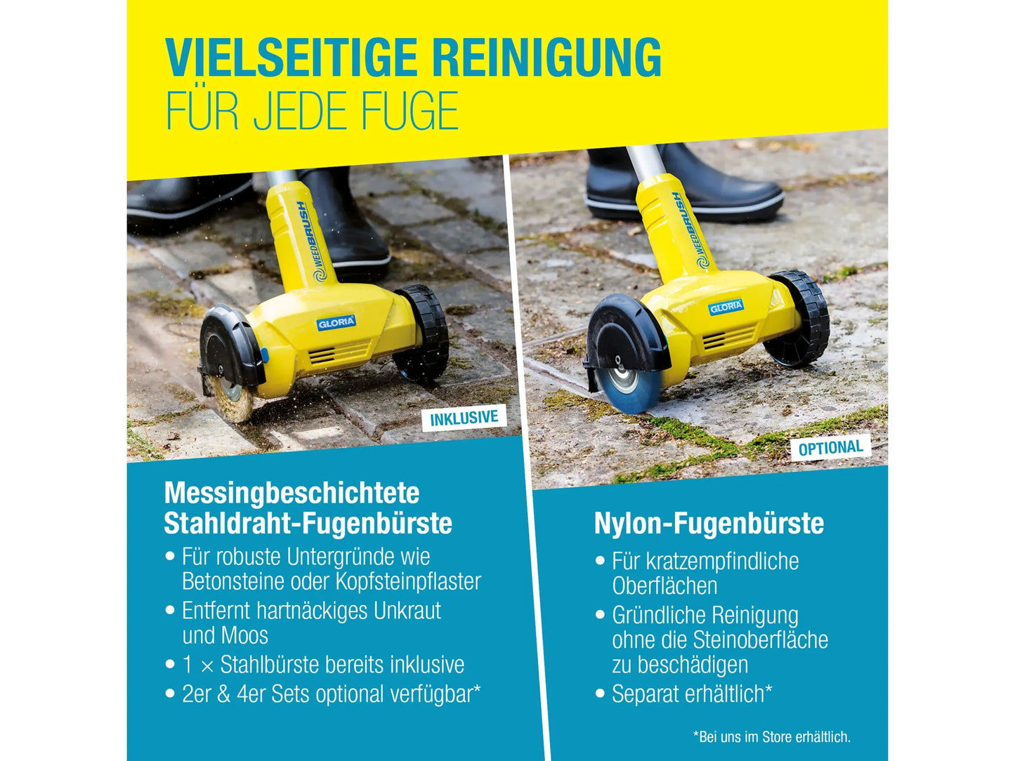 Gloria Weedbrush li-on Fugenbürste