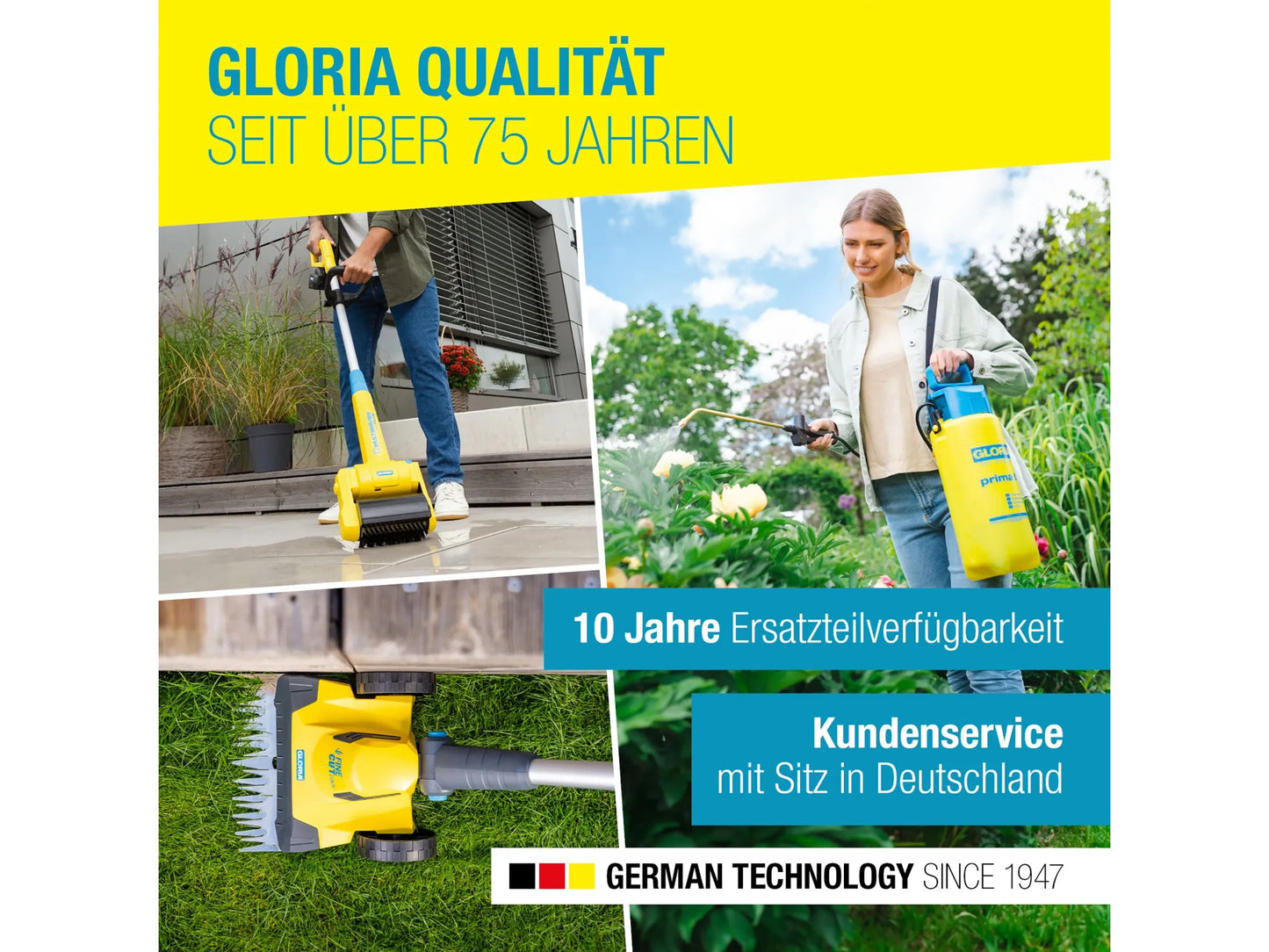 Gloria Finecut 18V Akku Rasen und Kantenschneider