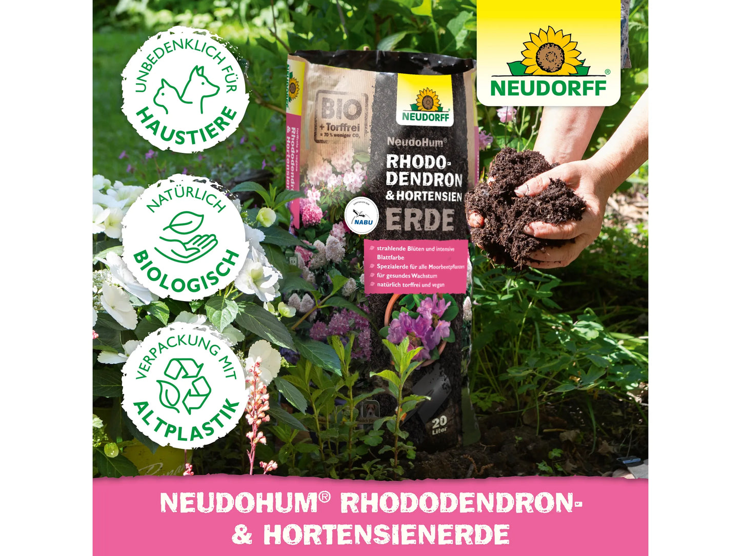 Neudorff Bio Rhododendronerde & Hortensien 20 liter