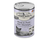 Landfleisch Cat Beef and Turkey with Shrimps