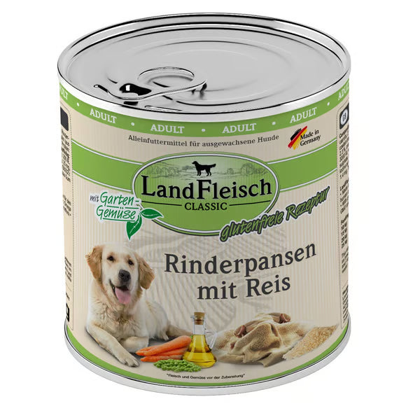 Landfleisch Rinderpansen mit Reis