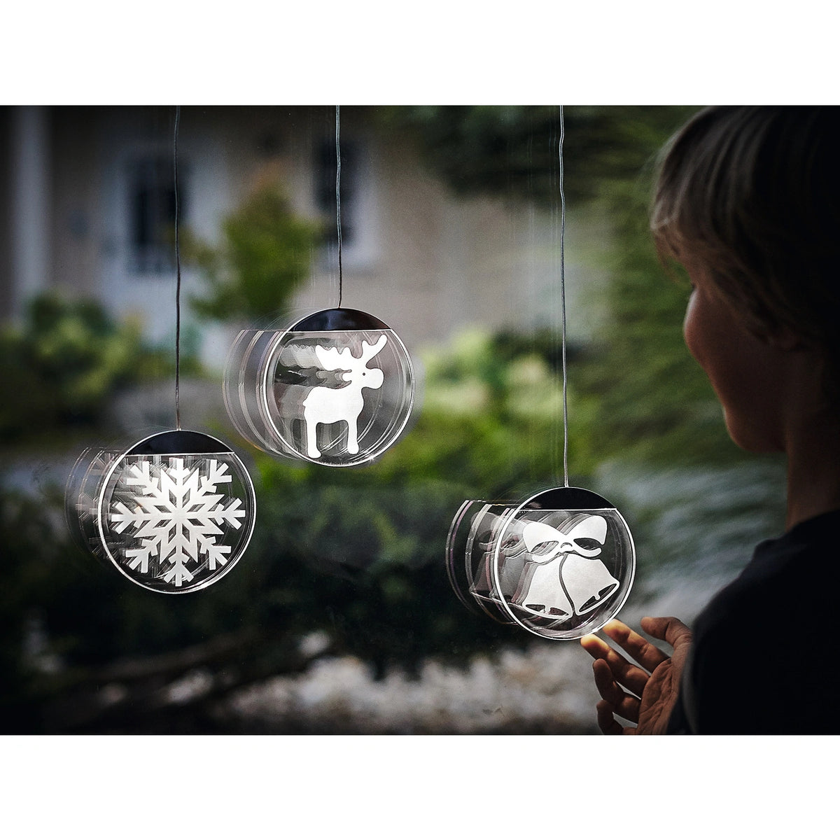 Krinner Lumix Deco Lights Anhänger Fenster-Tannenbaum