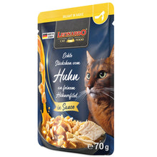 Leonardo Nassfutter Delight in Sauce - Echte Stückchen vom Huhn an feinem Hühnerfilet 70g
