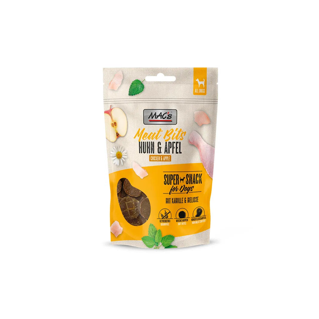 MAC's - Dog - Meat Bits Huhn & Apfel 90g